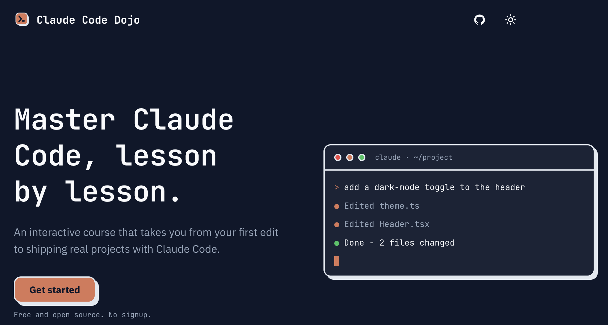 Claude Code Dojo